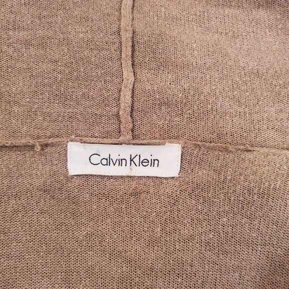 Calvin Klein cascading open-front cardigan - size L - Picture 4 of 7